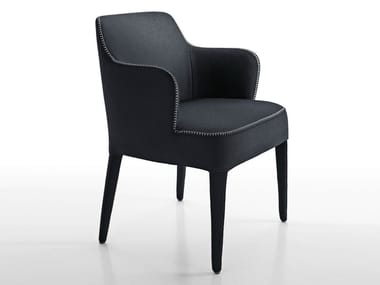 FEBO - Upholstered fabric chair with armrests (Request Info).