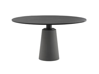 MESA - Round natural stone table (Request Info).
