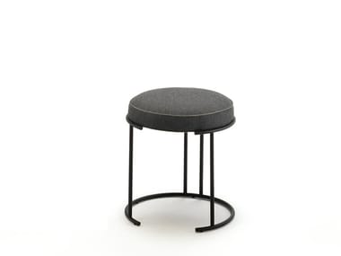 NINA - Low fabric stool (Request Info).