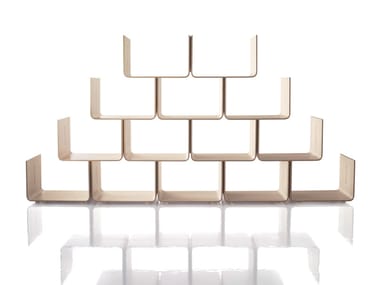 ELYS?E - Sectional maple bookcase (Request Info).