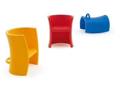 TRIOLI - Polyethylene kids chair / rocking horse (Request Info).