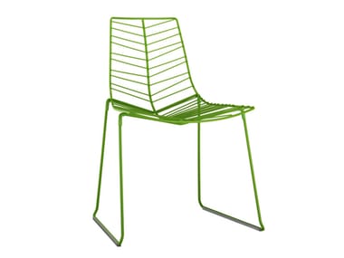 LEAF - Steel garden chair (Request Info).