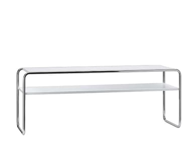 B 20 A/1 - B 20 B/1 - Rectangular coffee table with integrated magazine rack (Request Info).