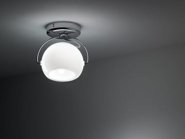 BELUGA WHITE - Adjustable ceiling spotlight by Fabbian