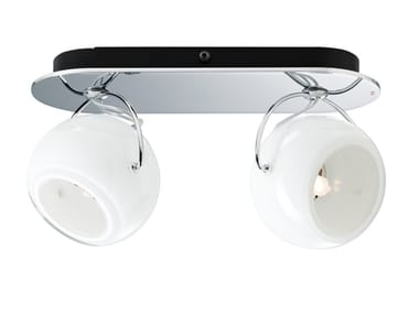 BELUGA WHITE - Adjustable ceiling lamp by Fabbian