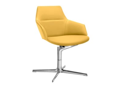 ASTON - Swivel office chair with armrests with 4-Spoke base (Request Info).