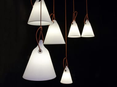 TRILLY - LED polyethylene outdoor pendant lamp (Request Info).