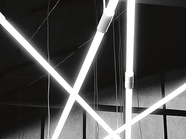 SHANGHAI - Fluorescent polycarbonate pendant lamp (Request Info).
