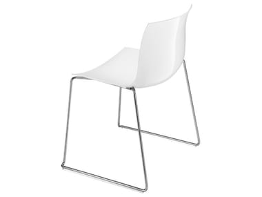 CATIFA 53 - Sled base stackable chair (Request Info).