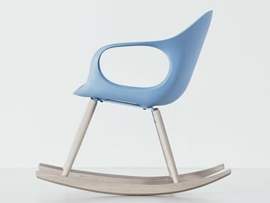 ELEPHANT ROCKING - Rocking polyurethane chair with armrests (Request Info).
