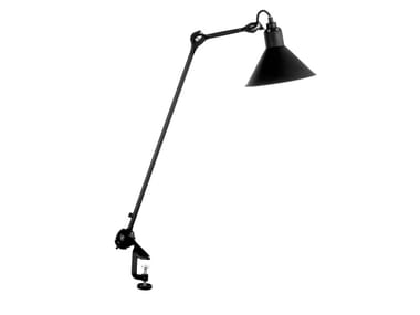 N°201 - Adjustable with swing arm stainless steel desk lamp (Request Info).