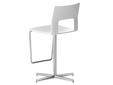 KOBE - Swivel Baydur¢ç stool with footrest (Request Info).
