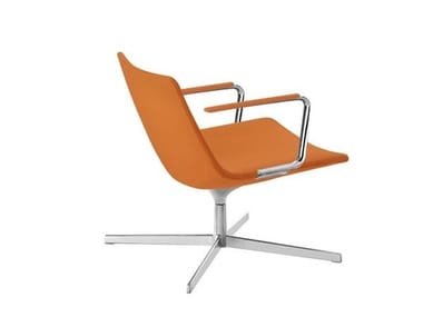 CATIFA 60 - Easy chair with 4-spoke base with armrests (Request Info).