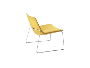 CATIFA 60 - Sled base fabric easy chair (Request Info).