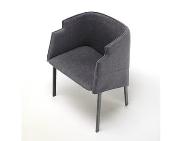 MANDARIN GRACE - Upholstered fabric chair with armrests (Request Info).