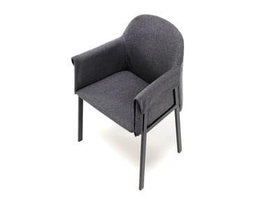 ETON GRACE - Fabric chair with armrests (Request Info).