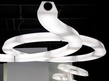 CIRCULAR POL XXL - Dimmable polyethylene pendant lamp (Request Info).