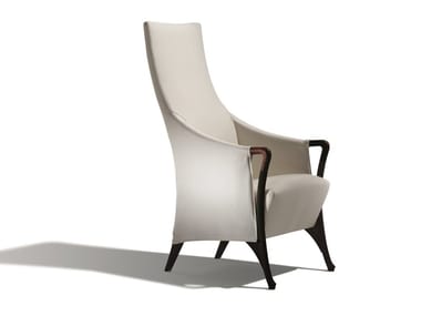 PROGETTI - High-back fabric armchair (Request Info).