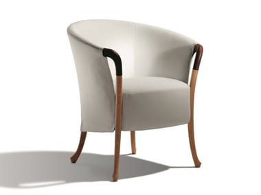 PROGETTI - Fabric easy chair with armrests (Request Info).