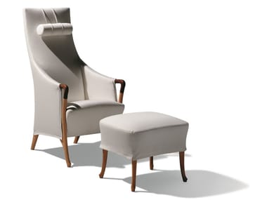 PROGETTI - Fabric armchair with headrest (Request Info).