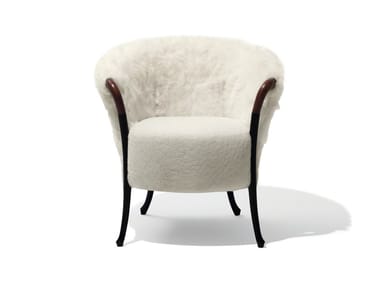 PROGETTI FASHION - Fur easy chair with armrests (Request Info).