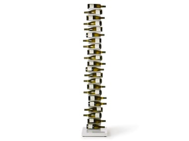 PTOLOMEO VINO - Floor metal bottle rack (Request Info).