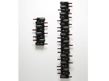 PTOLOMEO VINO WALL - Wall-mounted metal bottle rack (Request Info).