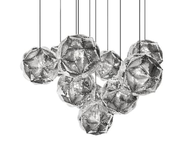 PUFF - LED stainless steel pendant lamp (Request Info).
