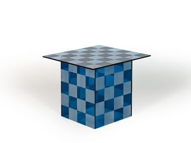 THALES - Glass side table (Request Info).