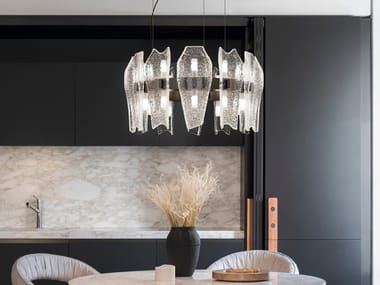 PUNK - Venetian crystal pendant lamp (Request Info).