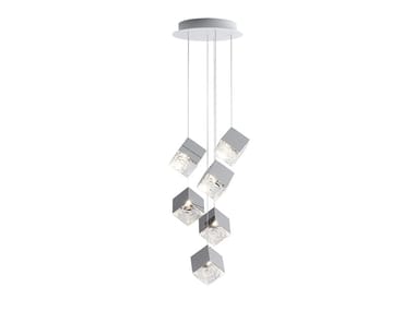 PYRITE 6 - LED crystal pendant lamp (Request Info).
