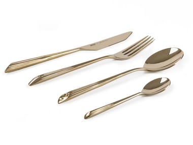 QUASAR - Brass cutlery set (Request Info).
