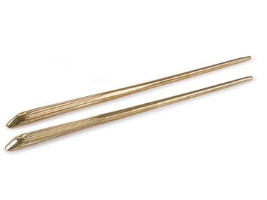QUASAR - Set of 2 brass chopstick (Request Info).