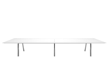 RADIAL CONFERENCE ME9471 - Rectangular laminate meeting table (Request Info).