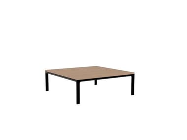 RAGLAN TABLE ME8548 - Low square oak coffee table (Request Info).