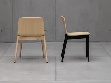RAMA - Stackable solid wood chair (Request Info).
