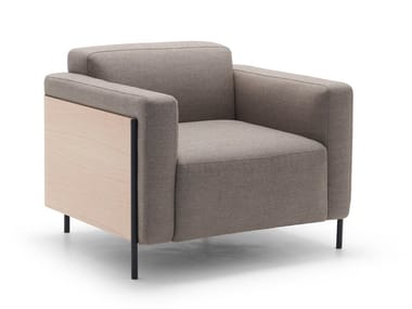 RAP BU1135 - Upholstered armchair with armrests (Request Info).
