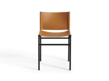 REA Outdoor - Tanned leather garden chair (Request Info).