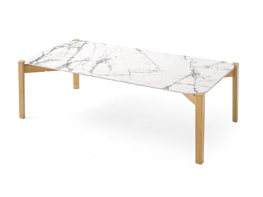 PALETTE - Rectangular ceramic coffee table (Request Info).