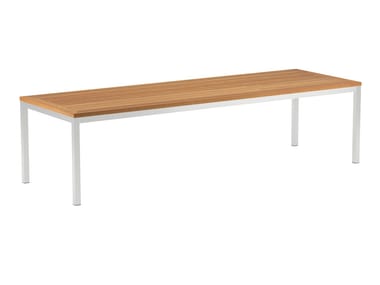 TABOELA - Rectangular teak garden table (Request Info).