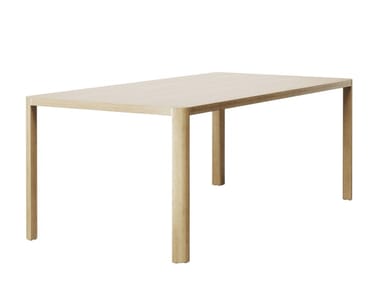 1140 - Rectangular solid wood dining table (Request Info).