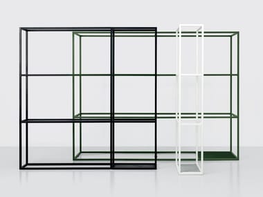 REGOLI - Open sectional metal shelving unit (Request Info).