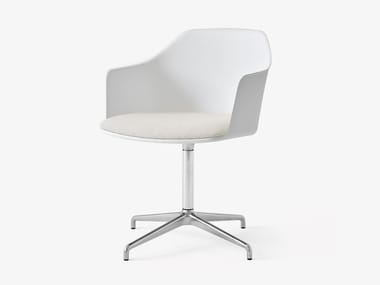 RELY HW38 - Polypropylene chair with 4-spoke base with integrated cushion (Request Info).