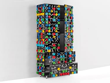 REMIX VOL. 6 OFFICE GAME - Wooden office storage unit with drawers by BD Barcelona Design