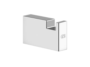 RETTANGOLO - Brass robe hook by Gessi