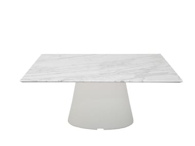 REVERSE OCCASIONAL ME5334 - Square marble coffee table (Request Info).