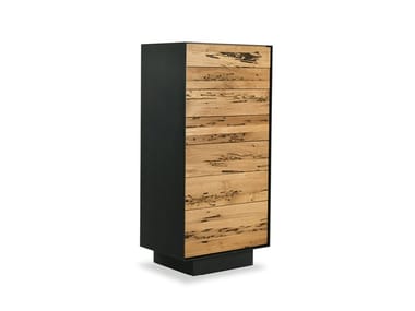 RIALTO 2013 - Chest of drawers in solid wood, blockboard and iron (Request Info).