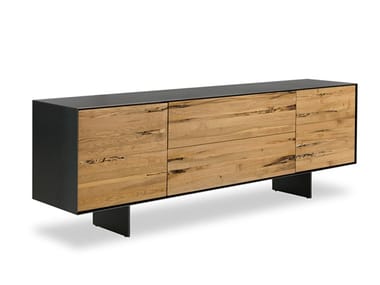 RIALTO FLY - Solid wood sideboard with doors (Request Info).