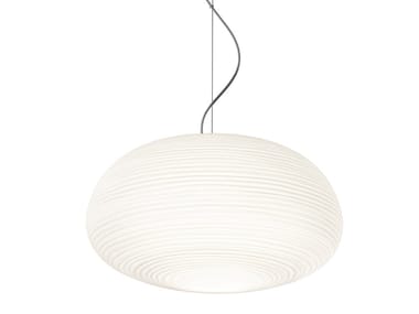 RITUALS 2 - Blown glass pendant lamp (Request Info).
