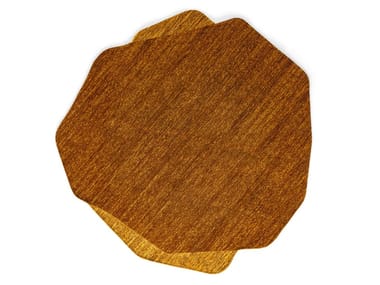 ROCHE - Solid-color fabric rug (Request Info).